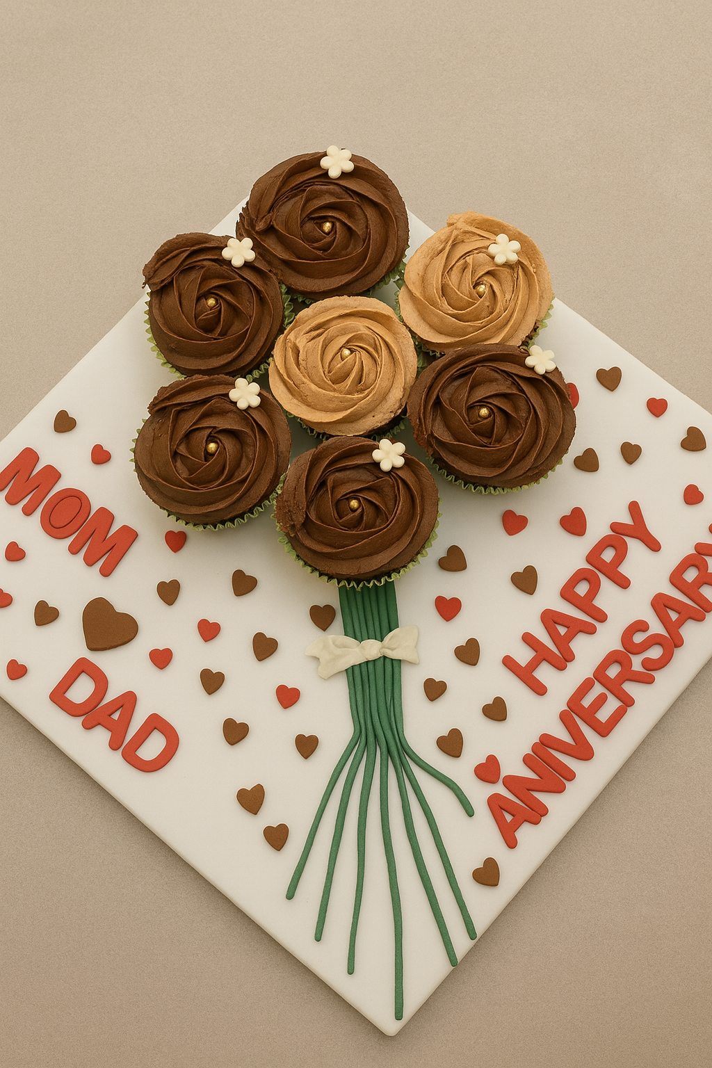 Divine Fusion Cupcake Bouquet (KHI ONLY)