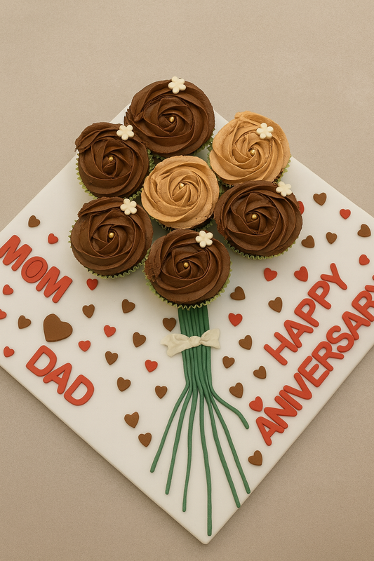 Divine Fusion Cupcake Bouquet (KHI ONLY)